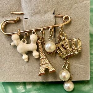 Paris Themed Brooch